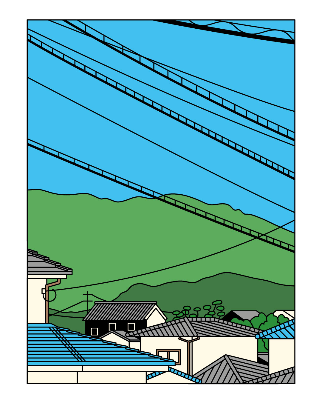 JAPAN - Illustration by LAURA EDELBACHER